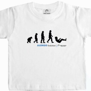 Camiseta Blanca Evolución Fernando Alonso (Niño)