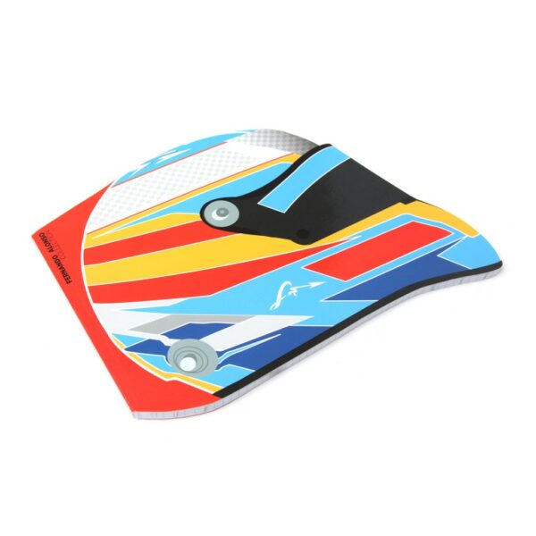 Cuaderno en forma del Casco de Fernando Alonso