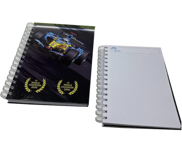 Libreta personalizada de Fernando Alonso