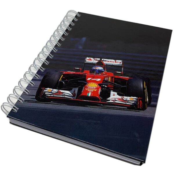 Libreta personalizada de Fernando Alonso