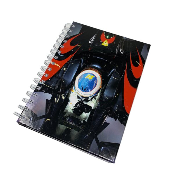 Libreta personalizada de Fernando Alonso