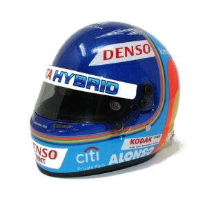 Mini Casco Toyota WEC 2018 Fernando Alonso