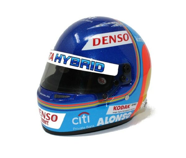 Mini Casco Toyota WEC 2018 Fernando Alonso