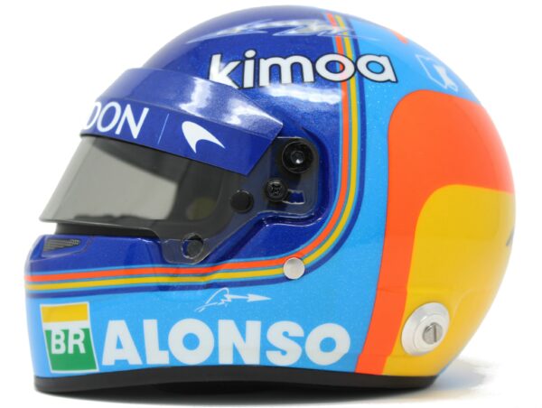 Mini Casco McLaren Renault-2018 Fernando Alonso