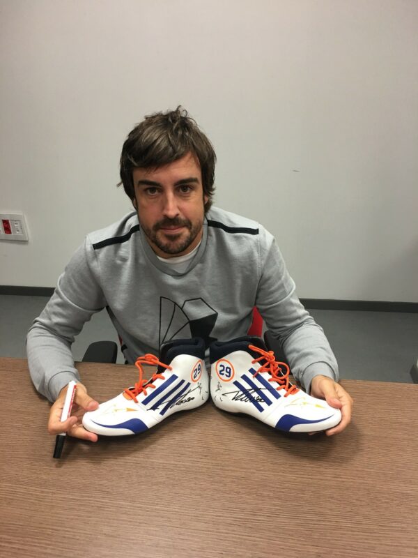 Botas 500 Millas Indianápolis año 2017 Fernando Alonso