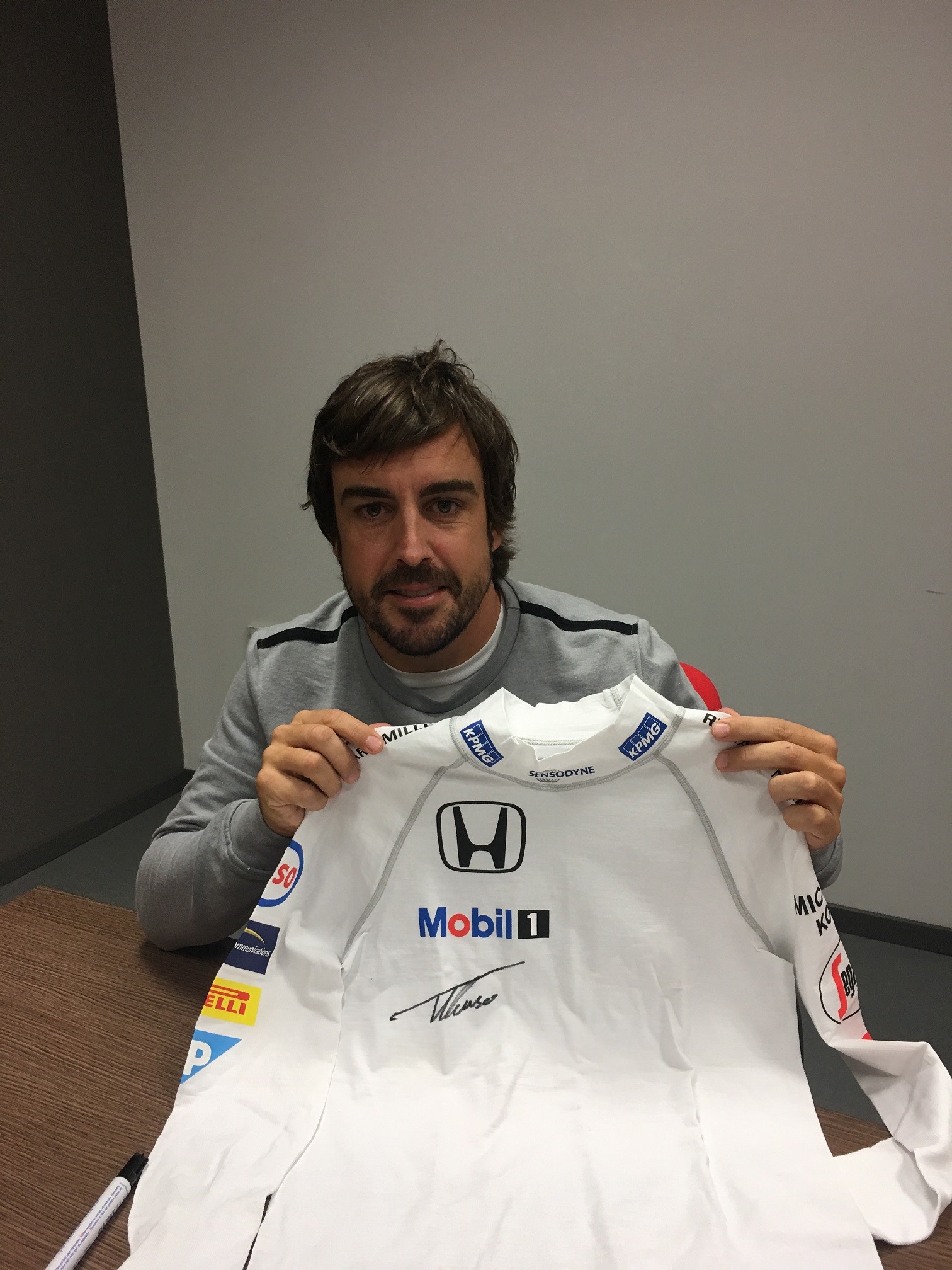 Camiseta Nomex McLaren Honda 2015 Fernando Alonso - Museo y Circuito Fernando  Alonso