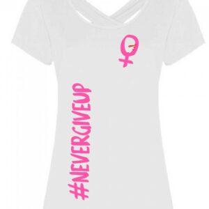 Camiseta "Never give up" (Mujer)