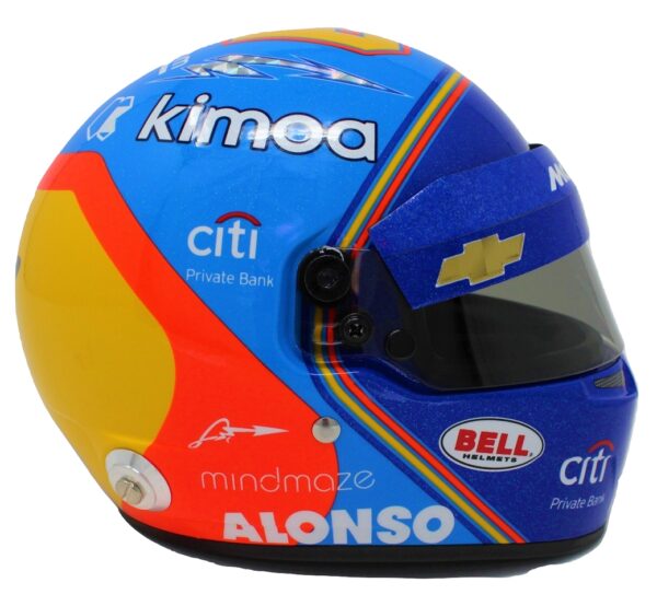 Indianapolis 500 Mile Mini Helmet 2019 Fernando Alonso