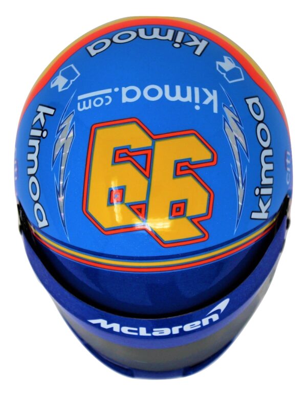 Indianapolis 500 Mile Mini Helmet 2019 Fernando Alonso