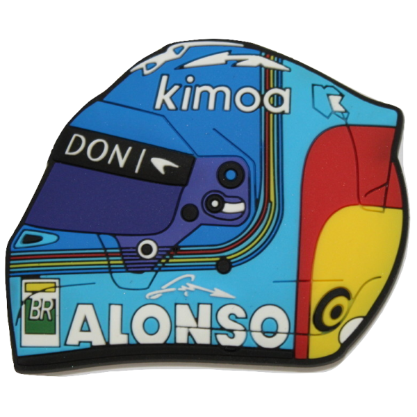 Imán Casco Fernando Alonso Fórmula 1 - 2018