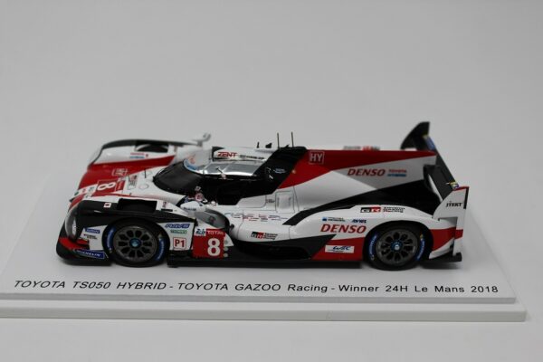 Toyota Hybrid TS050 TS050 Nº8 24h Le Mans 2018 Replica Car 1/43 scale Fernando Alonso.
