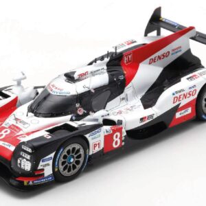 Coche Toyota Hybrid TS050 Nº8 24h Le Mans 2018 Réplica a escala 1/43 Fernando Alonso