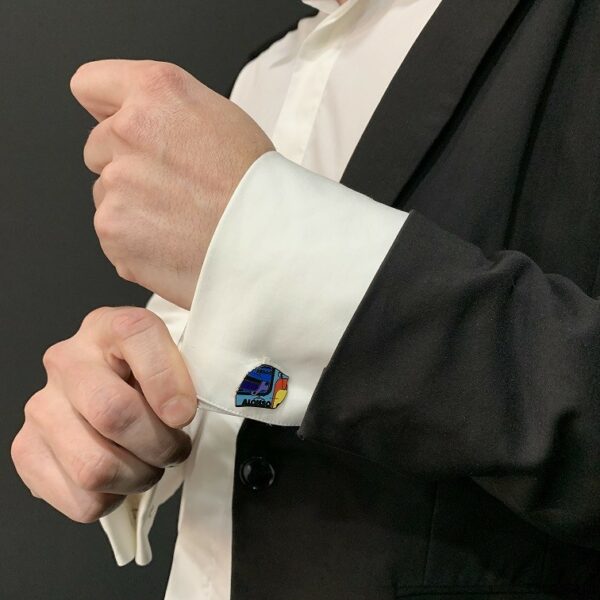 Fernando Alonso Helmet Cufflinks