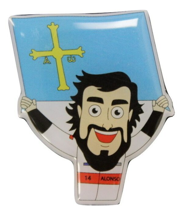 Pin caricature Fernando Alonso