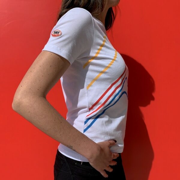 MUSEUM & CIRCUIT STRIPED T-SHIRT by KIMOA (Woman)