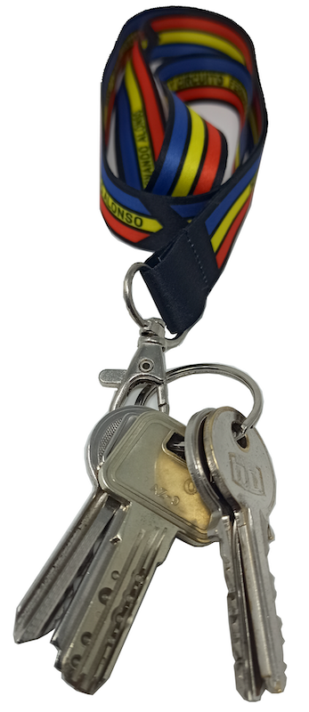 Tricolor lanyard Fernando Alonso Museum and Circuit