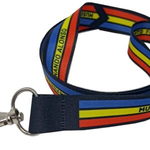 Lanyard tricolor Museo y Circuito Fernando Alonso