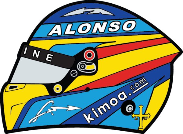 Pegatina Fernando Alonso