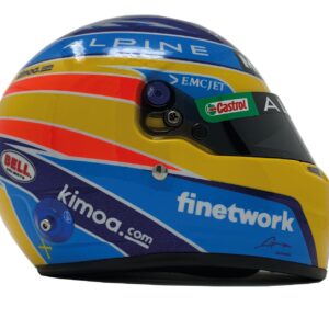Alpine F1 Mini Helmet 2021 Fernando Alonso
