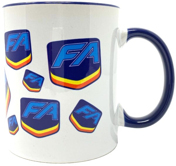 FA Racing logo mug