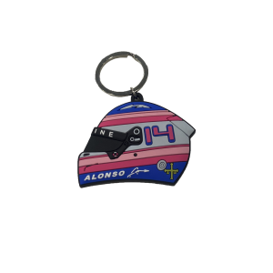 Fernando Alonso Alpine Helmet Keychain 2022