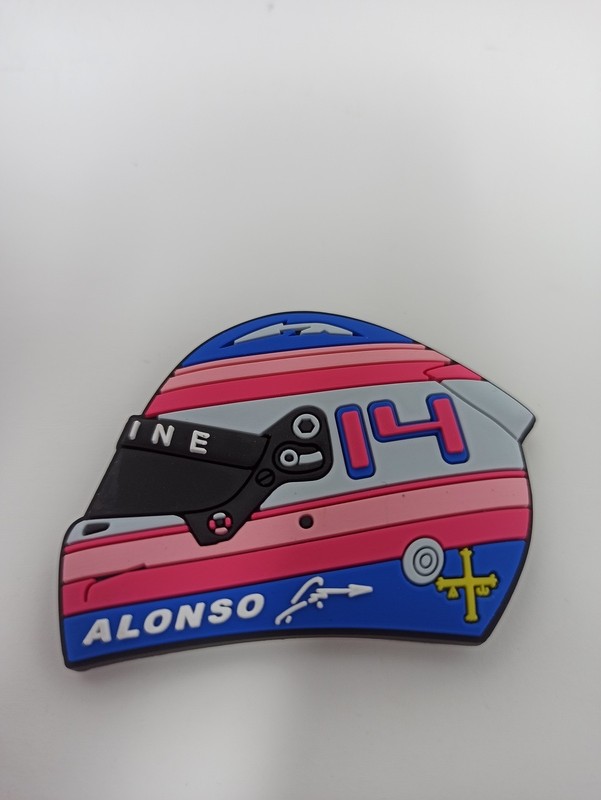 Fernando Alonso Alpine Helmet Magnet 2022