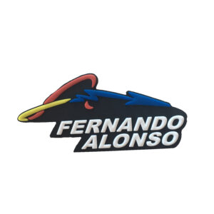 Imán firma de Fernando Alonso