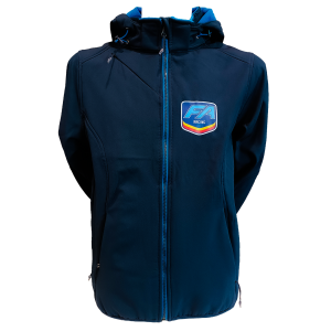 CHAQUETA-SOFTSHELL FA RACING AZUL