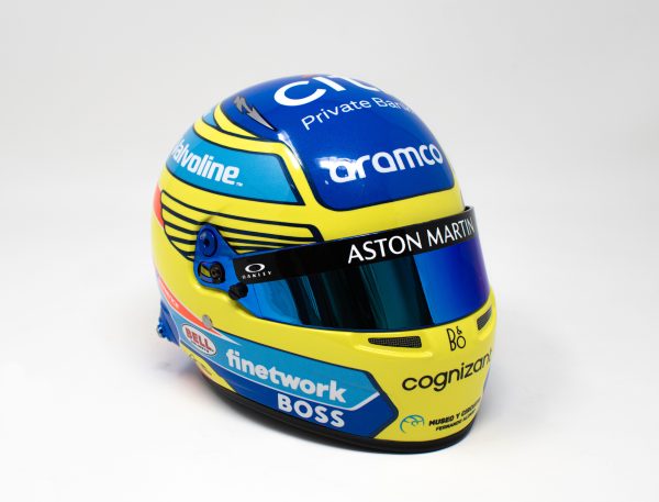 MINI CASCO EDICIÓN ESPECIAL ASTON MARTIN 2024-FERNANDO ALONSO - Imagen 3