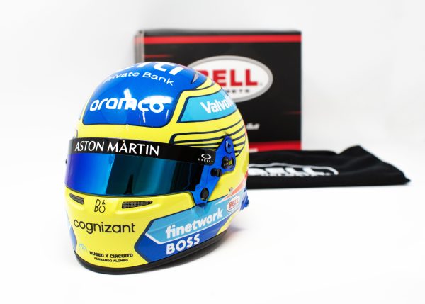 MINI CASCO EDICIÓN ESPECIAL ASTON MARTIN 2024-FERNANDO ALONSO