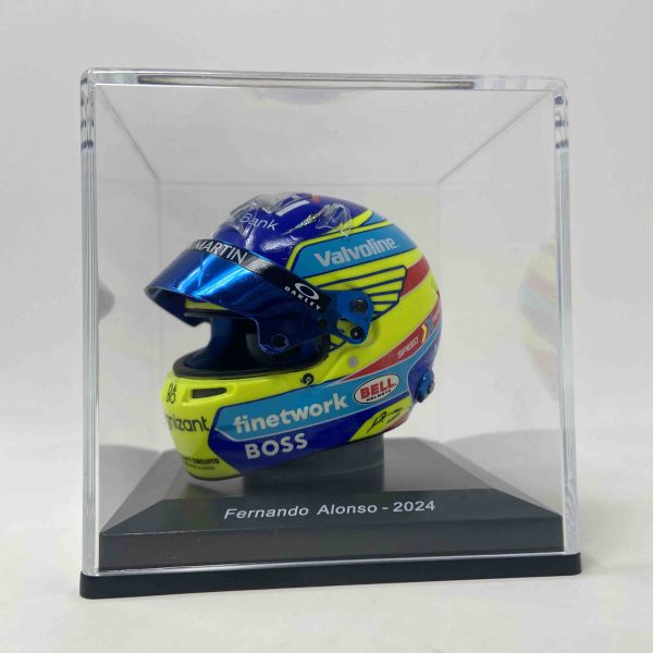CASCO RÉPLICA A ESCALA 1:5 AMR24 FERNANDO ALONSO - Imagen 2