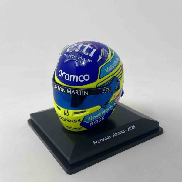 CASCO RÉPLICA A ESCALA 1:5 AMR24 FERNANDO ALONSO - Imagen 4