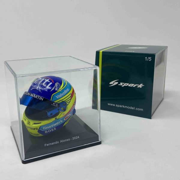 CASCO RÉPLICA A ESCALA 1:5 AMR24 FERNANDO ALONSO - Imagen 6