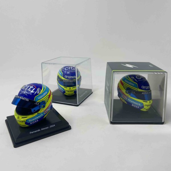 CASCO RÉPLICA A ESCALA 1:5 AMR24 FERNANDO ALONSO