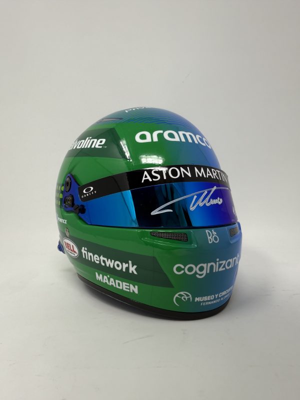 MINI CASCO EDICIÓN ESPECIAL AM24 LAS VEGAS FIRMADO POR FERNANDO ALONSO - Imagen 10