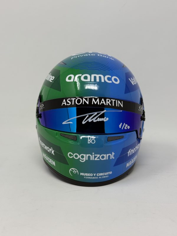 MINI CASCO EDICIÓN ESPECIAL AM24 LAS VEGAS FIRMADO POR FERNANDO ALONSO - Imagen 6