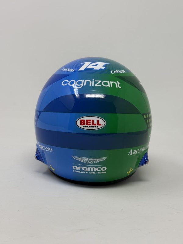 MINI CASCO EDICIÓN ESPECIAL AM24 LAS VEGAS FIRMADO POR FERNANDO ALONSO - Imagen 7