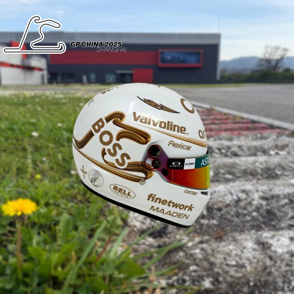 MINI CASCO 1/2 GP CHINA 2025 ASTON MARTIN