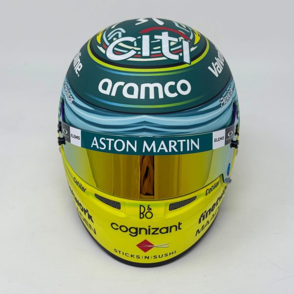 MINI CASCO 1/2 GP ARABIA 2025 ASTON MARTIN - Imagen 5