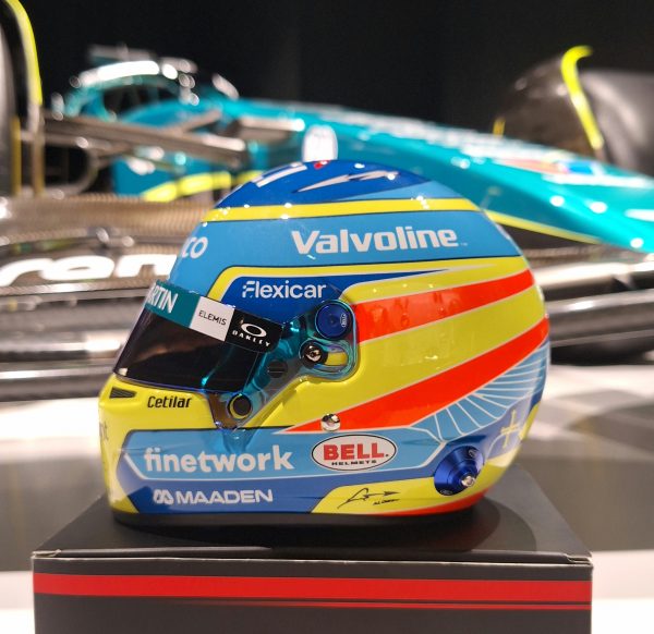 MINI CASCO ASTON MARTIN 2025-FERNANDO ALONSO - Imagen 5