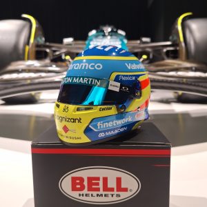 MINI CASCO ASTON MARTIN 2025-FERNANDO ALONSO