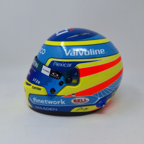 MINI CASCO EDICIÓN AM25 FIRMADO POR FERNANDO ALONSO - Imagen 4