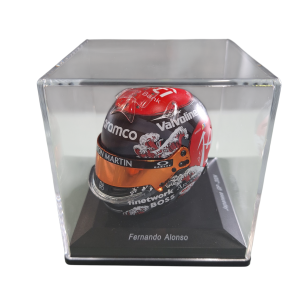 CASCO RÉPLICA A ESCALA 1:5 AMR24 GP JAPÓN FERNANDO ALONSO