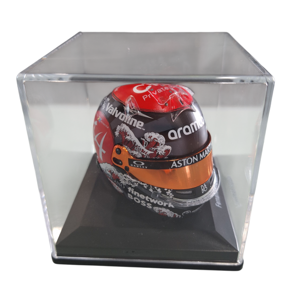 CASCO RÉPLICA A ESCALA 1:5 AMR24 GP JAPÓN FERNANDO ALONSO - Imagen 4